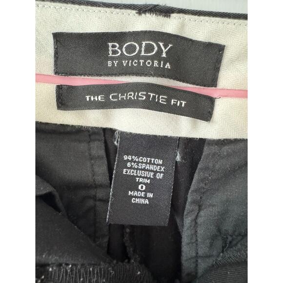 Victoria Secret Body By Victoria Christie Fit Black Low Rise Pant Size 0 - Picture 4 of 9